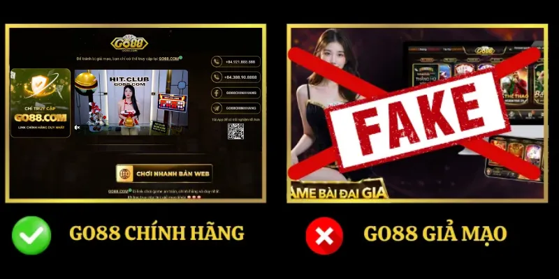 Website giả khiến người chơi mất tiền